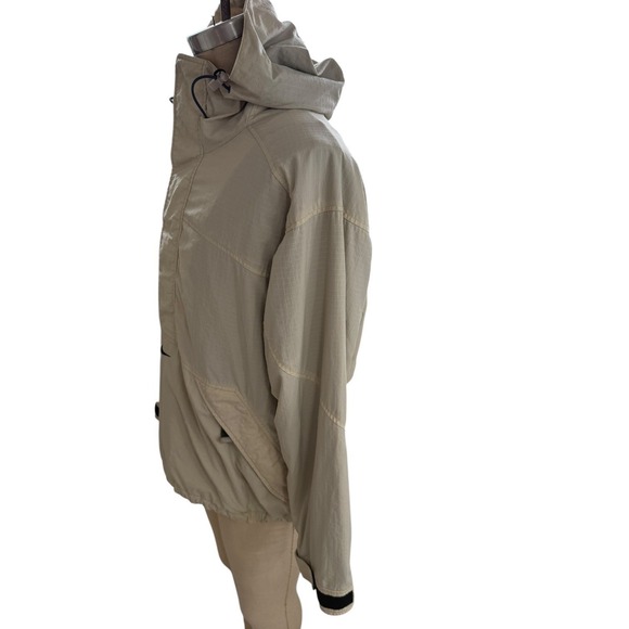 Vintage Nike Center Check Anorak Jacket Pullover Windbreaker Hooded Mens Medium - Picture 6 of 12